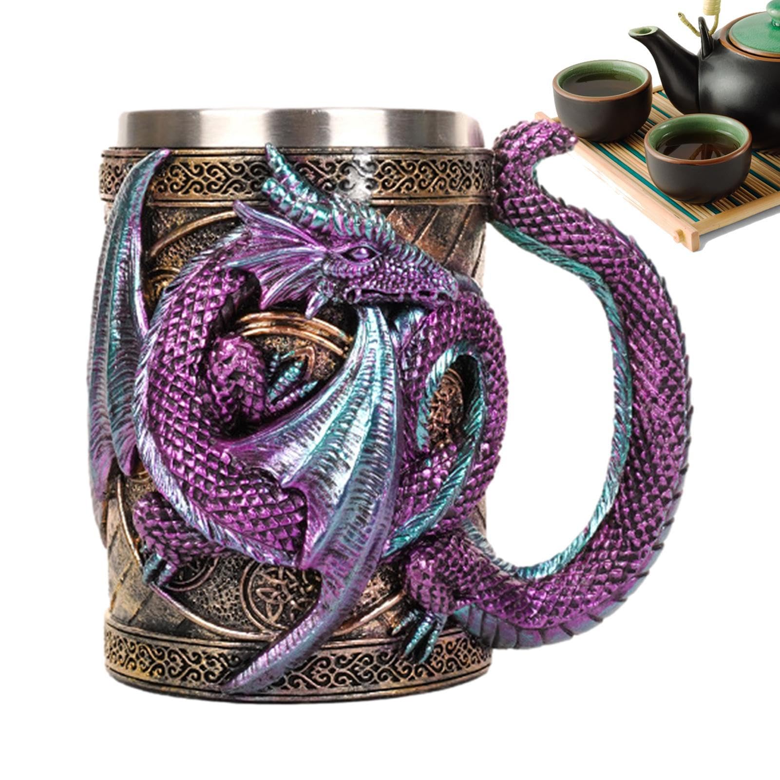 ヴィンテージ ビールジョッキ ドラゴン Amazon.co.jp: ヴィンテージスタイルのビールジョッキ, 中世ドラゴン